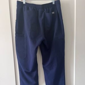 Navy M Figs skinny yola pant